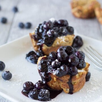 Blueberry French Toast Muffins