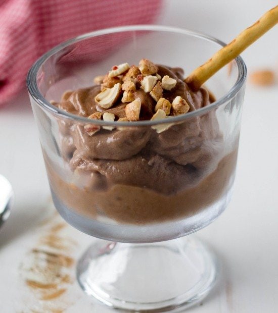two ingredient faux ice cream healthy ice cream