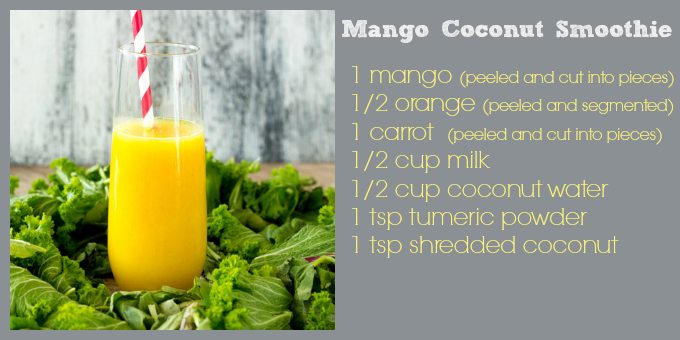 mango coconut smoothie