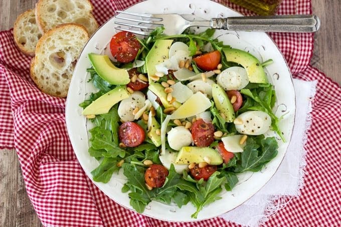 Italian Salad featured - SimpleHealthyKitchen.com