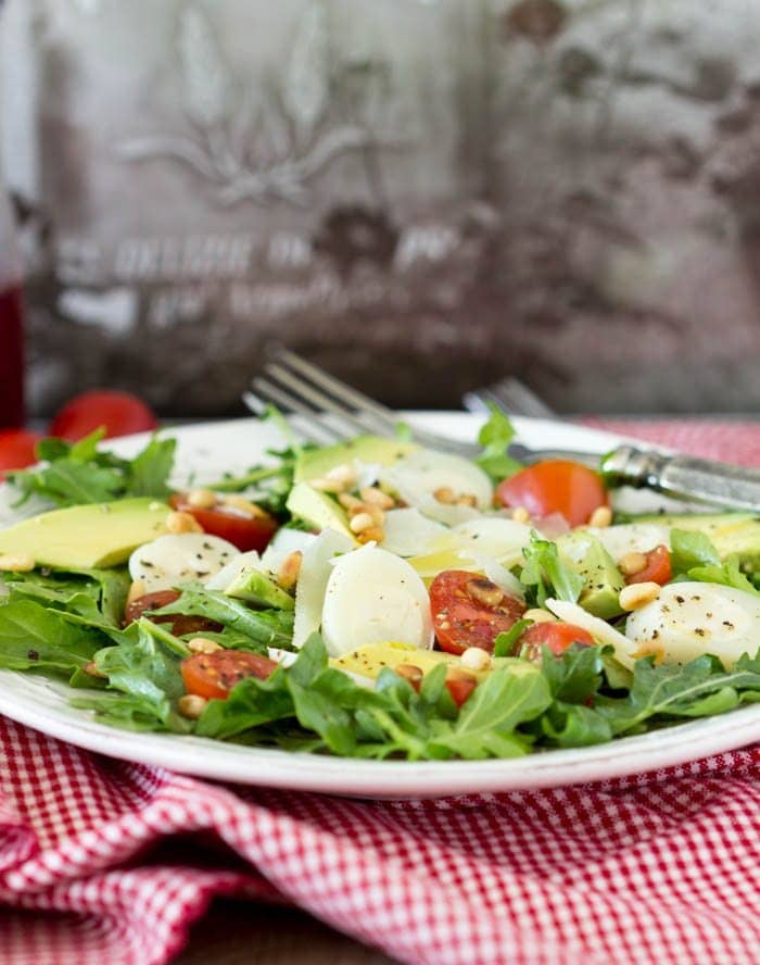 Italian Salad restaurant style- SimpleHealthyKitchen.com
