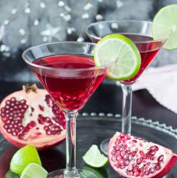 Skinny Pomegranate Martini