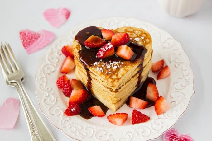 high-protein-pancakes-heart-shaped #oatmeal 2