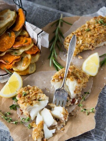 Healthy Oven Baked Fish & Chips