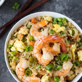 Shrimp Fried Cauliflower Rice
