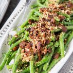 Honey Dijon Green Beans with Bacon and Pecans