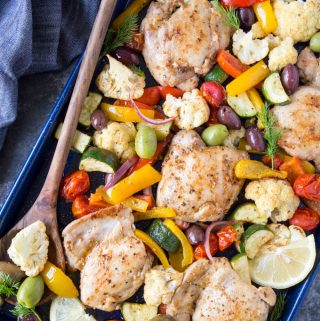 Sheet Pan Mediterranean Chicken